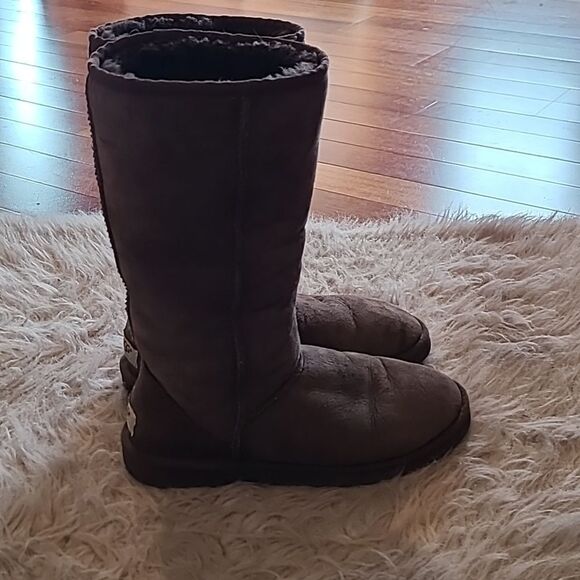 Ugg‎ classic tall brown boots womens size 8 - Picture 5 of 9